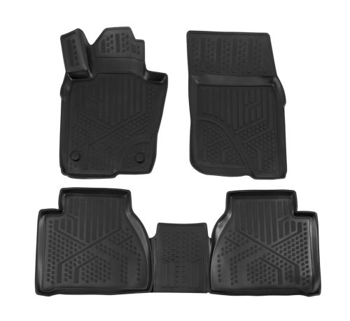 EgriAuto Prémiové 3D gumové autokoberce s upevněním MERCEDES-Benz X-Class Pick up 2017-