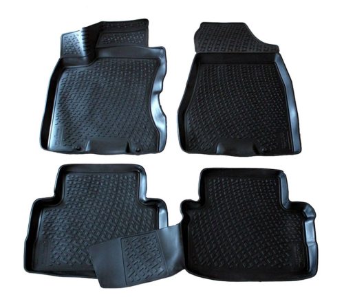 EgriAuto Prémiové 3D gumové autokoberce s upevněním NISSAN X-Trail II 2007-2013