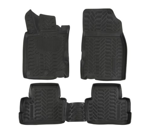 EgriAuto Prémiové 3D gumové autokoberce s upevněním NISSAN Qashqai 2014-2021