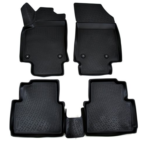 EgriAuto Prémiové 3D gumové autokoberce s upevněním OPEL Crossland X 2017-