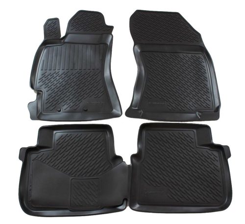 EgriAuto Prémiové 3D gumové autokoberce s upevněním Subaru Forester III 2008-2012