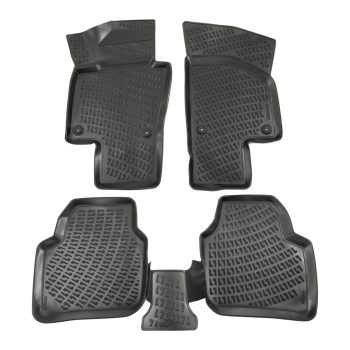   EgriAuto Prémiové 3D gumové autokoberce s upevněním SKODA Superb II 2008-2014