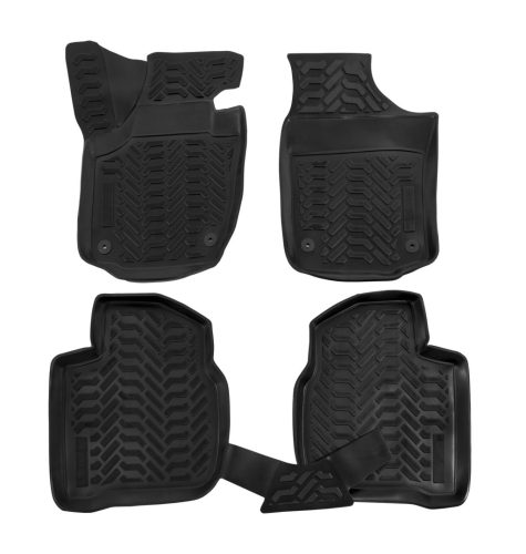 EgriAuto Prémiové 3D gumové autokoberce s upevněním Seat Toledo 2012-2019