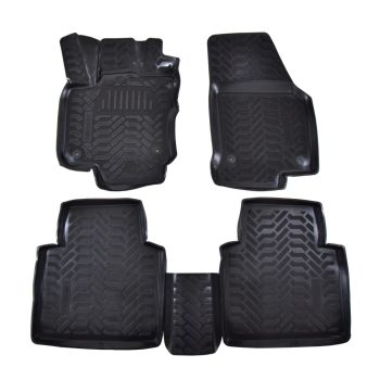   EgriAuto Prémiové 3D gumové autokoberce s upevněním SKODA Kodiaq 2016-