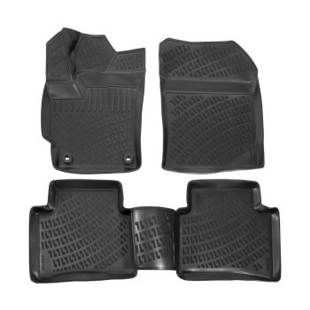   EgriAuto Prémiové 3D gumové autokoberce s upevněním TOYOTA Corola 2019-