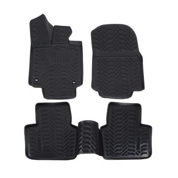   EgriAuto Prémiové 3D gumové autokoberce s upevněním TOYOTA RAV4 2019-