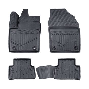   EgriAuto Prémiové 3D gumové autokoberce s upevněním TOYOTA C-HR 2023- 4 ks