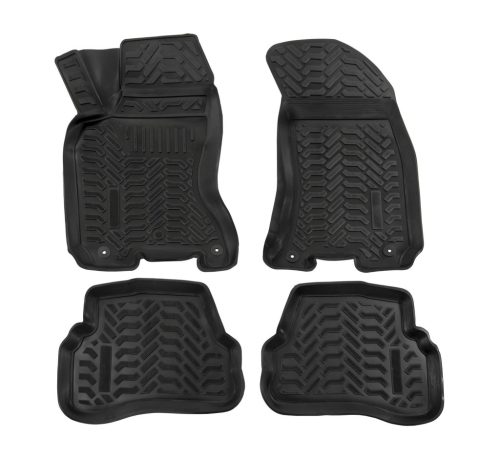 EgriAuto Prémiové 3D gumové autokoberce s upevněním VOLKSWAGEN Passat B5 1996-2005