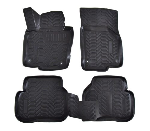 EgriAuto Prémiové 3D gumové autokoberce s upevněním VOLKSWAGEN Passat B6/B7/CC 2005-2015