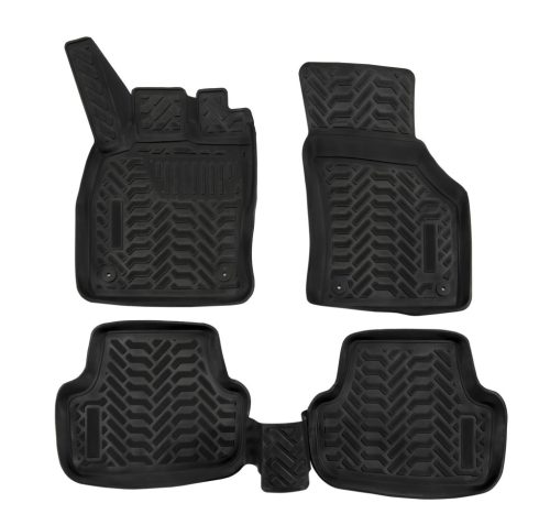 EgriAuto Prémiové 3D gumové autokoberce s upevněním VOLKSWAGEN Golf VII 2012-2019