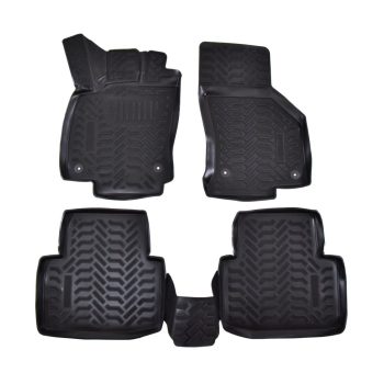   EgriAuto Prémiové 3D gumové autokoberce s upevněním SKODA Superb III 2014-2023