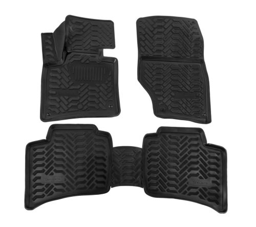 EgriAuto Prémiové 3D gumové autokoberce s upevněním VOLKSWAGEN Touareg 2014-2018