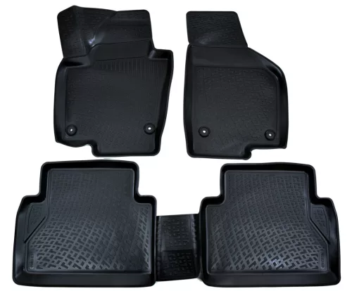 EgriAuto 3D prémiové gumové koberce s patentkami Volkswagen Sharan II 2010-