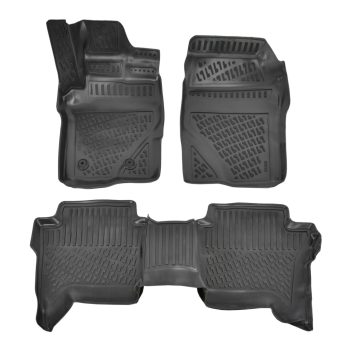   EgriAuto Prémiové 3D gumové autokoberce s upevněním VOLKSWAGEN Amarok 2023-