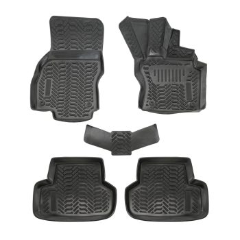   EgriAuto Prémiové 3D gumové autokoberce s upevněním VOLKSWAGEN Golf 8 2019- 4 ks