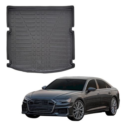 EgriAuto černé protiskluzové autokoberce Audi A6 C8 Sedan 2018-