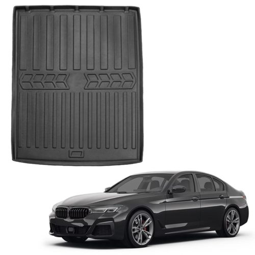 EgriAuto černé protiskluzové autokoberce BMW 5 G60 Sedan 2023-
