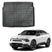 EgriAuto černé protiskluzové Gumová vana do kufru CITROEN E-C4 2022- (horní úroveň)