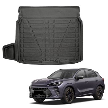   EgriAuto černé protiskluzové Gumová vana do kufru CITROEN Terramar 2024- (dolní kufr)