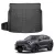 EgriAuto černé protiskluzové Gumová vana do kufru CITROEN Terramar 2024- (dolní kufr)