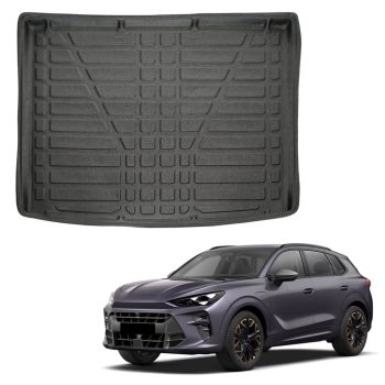   EgriAuto černé protiskluzové Gumová vana do kufru CITROEN Terramar 2024- (horní kufr)