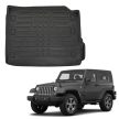 EgriAuto černé protiskluzové autokoberce Jeep Wrangler 2018-