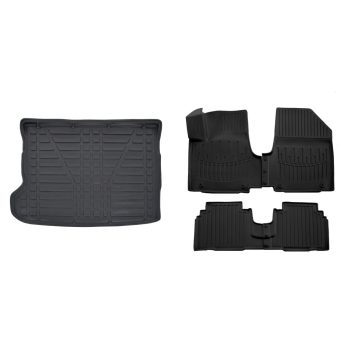   Prémiové gumové autokoberce a gumová vana do kufru Kia EV6 5-dverový 2021- (egriauto_TLKI317_3DSRMHY503_1)