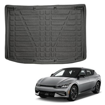   EgriAuto černé protiskluzové Gumová vana do kufru Kia EV3 2024- (horní kufr)