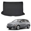 EgriAuto černé protiskluzové Gumová vana do kufru MERCEDES-Benz B Class W247 2018- (felső úroveň)