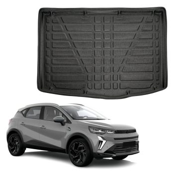   EgriAuto černé protiskluzové Gumová vana do kufru RENAULT Captur 3 2024- (spodní kufr)