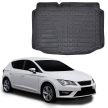 EgriAuto černé protiskluzové autokoberce Seat Leon II Hatchback 2013-2020