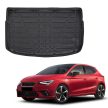 EgriAuto černé protiskluzové Gumová vana do kufru Seat Ibiza Htb 2022- (horní úroveň)