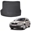 EgriAuto černá protiskluzová vana do kufru Skoda Octavia II Hatchback/sedan 2004-2012