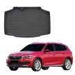 EgriAuto černá protiskluzová vana do kufru Skoda Kamiq 2020-