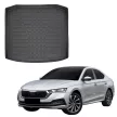EgriAuto černá protiskluzová vana do kufru Skoda Octavia IV 4d Sedan/Kombi Fix podlahou 2021-