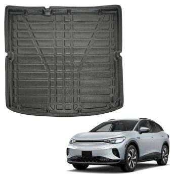   EgriAuto černé protiskluzové Gumová vana do kufru VOLKSWAGEN ID.4 2021- (dolní kufr)