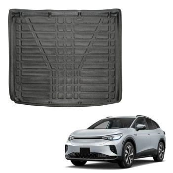   EgriAuto černá protiskluzová gumová vana do kufru VOLKSWAGEN ID.4 2021- (horní kufr)