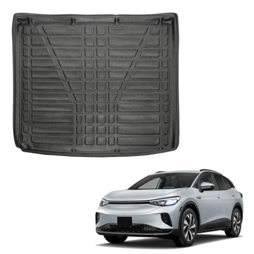 EgriAuto černá protiskluzová gumová vana do kufru VOLKSWAGEN ID.4 2021- (horní kufr)