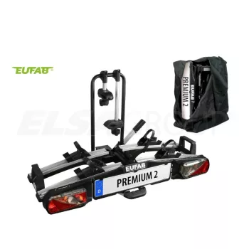   Eufab prémiový II nosič na kola - 2 hákový nosič na kola (i pro e-bike)