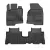 Prémiový 3D s vysokým okrajem Gumové autokoberce Chevrolet Captiva I 2006-2018 SUV