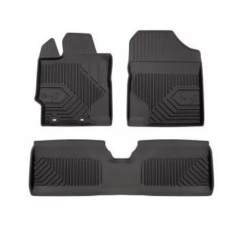   Prémiový 3D s vysokým okrajem Gumové autokoberce TOYOTA Yaris III 2011-2020 Hatchback, 3 dveře, výjimka hybrid
