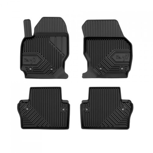 Prémiový 3D s vysokým okrajem Gumové autokoberce Volvo S80 II 2006-2016 sedan