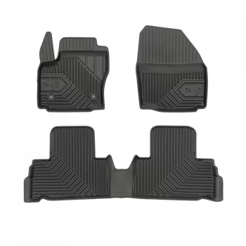   Prémiový 3D s vysokým okrajem Gumové autokoberce FORD Galaxy II 2009-2015 minivan, 1. a 2. řada, upevnění patentek mezi vzdáleností 31 cm
