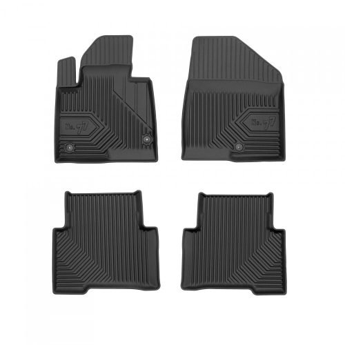 Prémiové 3D s vysokým okrajem gumové autokoberce HYUNDAI Santa Fe III 2012-2018 SUV