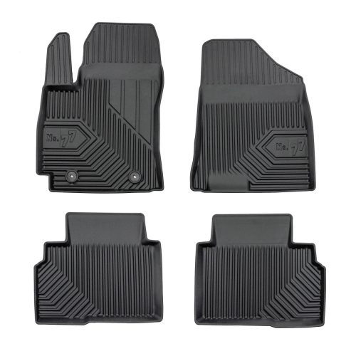 Prémiový 3D s vysokým okrajem Gumové autokoberce HYUNDAI Kona II crossover od 2022