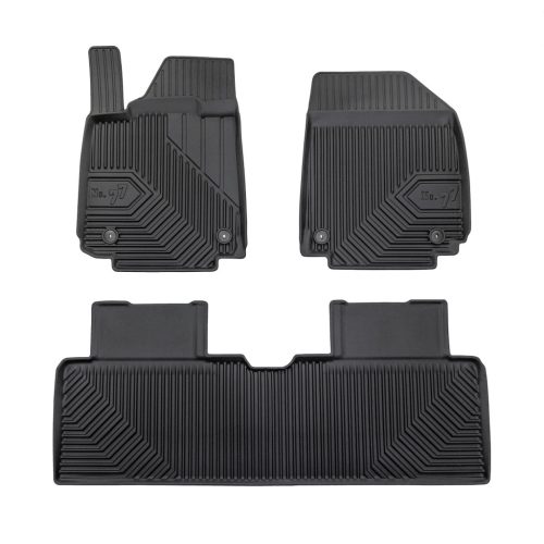 Prémiové 3D s vysokým okrajem gumové autokoberce HYUNDAI Ioniq 6 2022 sedan