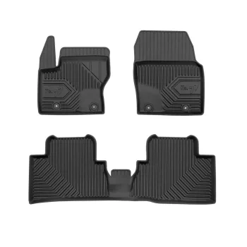   Prémiový 3D s vysokým okrajem Gumové autokoberce FORD Grand C-Max 2010-2019 minivan, upevnění patentek mezi vzdáleností 25,5 cm