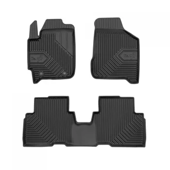   Prémiový 3D s vysokým okrajem Gumové autokoberce Kia Carens II 2002-2008 minivan