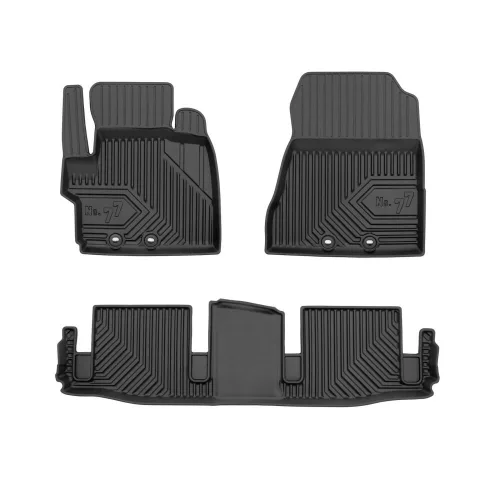 Prémiový 3D s vysokým okrajem Gumové autokoberce TOYOTA IQ 2008-2015 Hatchback