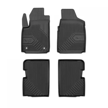   Prémiový 3D s vysokým okrajem Gumové autokoberce FORD Ka II 2008-2016 Hatchback, upevnění patentek mezi vzdáleností na straně řidiče 28,5 cm